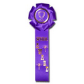 11.5" Stock Rosettes/Trophy Cup On Medallion - SPECIAL AWARD
